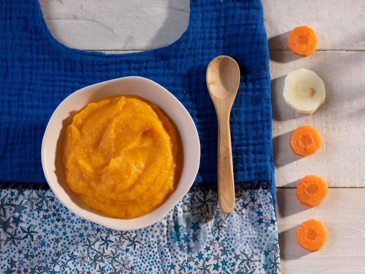 Recette Bio De Petite Puree Carottes Panais Bio